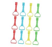 YARNOW 12pcs Pull Up Rings for Walking Practice Portable Standing Safety Rings in Blue Red Yellow Assistant for Fitness Coordination and Muscle Development