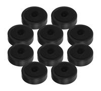 YARNOW 12pcs Speaker Isolation Feet Pads Black Vibration Foam for Amplifiers CD Dvd Players and Furniture Durable Non Slip Base Easy Installation Floor Protectors