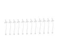 YARNOW 12pcs Wide Mouthed Milk Bottle Silicone Drinking Straw Sucker for Bottle Feeding for Toddlers and Daily Use