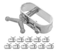 YARNOW 12pcs Wire Tensioner for Greenhouse Steel Wires, Robust Single Hand Operation Cable Tightener Made of Steel and Aluminum, for Large Scale Agricultural Settings and Electric Fence