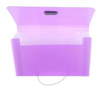 YARNOW 13 Pocket Expanding File Folder Accordion Organizer Purple A6 Document Organizer for School, Home and Office Use Portable