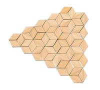 YARNOW 144pcs Bamboo Miniature Doll House Flooring Boards Vintage Style Floor Tiles for DIY Dollhouse Accessories High Simulation Creative Mini Flooring