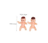 YARNOW 150pcs Mini Plastic Shower Decorations for Boys Tiny King Cake Figures for Ice Cube Games Cake Toppers Table Centerpieces Party Favors and Souvenirs