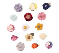 YARNOW 15pcs Flower Hair Clips for Floral Barrettes Cute Hair Accessories for Women Charming Floral Designs for Stylish Looks and Everyday Wear