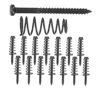 YARNOW 15pcs Guitar Accessories for Bass Guitar Pickup Height Adjustment Screws and Springs Kit in Black Thread