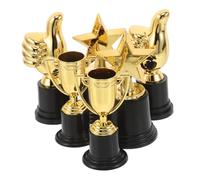 YARNOW 15pcs Mini Gold Star-shaped Award Cups for Lightweight Sports Trophies for School Activities Soccer Dance Reading and Student Achievement Recognition