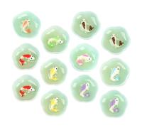 YARNOW 15pcs Miniature Fish Bowl Decor Resin Fish Bowls Tiny House Accessories for Diy