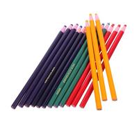 YARNOW 15Pcs Wax Crayons Set with Pull-Out Paper Wrap, Non-Sharpening Coloring Pencils in Yellow, Red, Green, Blue, Purple - Peel-Off Glass and Fabric Marking Pencils for, Artists, and