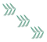 YARNOW 18 pcs Plastic Flat Head Tweezers for Fine Motor Skills Training Tool Lightweight Crafting Tool for Insect Collecting and Scientific Experiments Kindergarten and Home Use