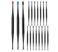 YARNOW 18pcs Double-Ended Spiral Silicone Ear Cleaner Kit with Soft Tips for Safe Ear Wax Removal Reusable Care Tools for Elders Adults and Suitable for Daily Hygiene and Travel Use