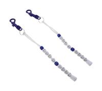 YARNOW 1pair Golf Score Tracker Bracelet Durable Bead Counter with Clip for Two Player Practice Wristband Design for Enhanced Focus and Convenient Scoring Accessory