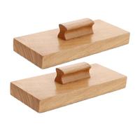 YARNOW 1Pair Wooden Sand Block for Percussion Musical Instrument for Early Music Learning Safe and Orff Instrument for Nurturing Musical Talent
