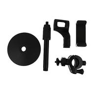 YARNOW 1pc Adjustable Desktop Microphone Stand with Phone Holder Multi Functional Microphone Bracket for Podcasting Live Streaming Recording and Lectures Durable Support for Handheld