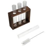 YARNOW 1pc Creative Test Tube Vase Decorative Stand Elegant Hydroponic Flower Pot for Home Office Stylish Plant Propagation Station Unique Table Centerpiece