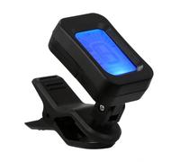 YARNOW 1Pc Multi Use Violin Tuner Et Guitar Ukulele Electronic Tuner with LED Display Durable Easy Operation Automatic for Musicians and Beginners Black