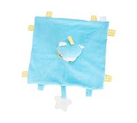 YARNOW 1pc Tag Blanket Plush Security Blanket Stuffed Bear Soft for Soothing Sleep and Fine Motor Development Machine Washable for Parents