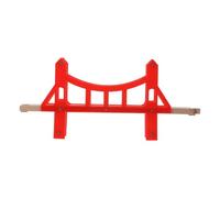 YARNOW 1Pc Wooden Train Track Bridge Railway Expansion Accessory for Fun for Train Scene Accessory for Interactive Play