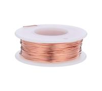 YARNOW 1roll 20 Gaguge Copper Wire 131 Feet - Dead Soft Solid Bare Copper Wire for Gardening, Beading, Jewelry Making - Wiring with Spool for DIY Artwork