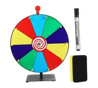 YARNOW 1Set DIY Prize Wheel Tabletop Spinning Prize Wheel for Carnival and Trade Shows Sturdy Design with Easy Installation Engaging Game Props for Holiday Activities
