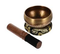 YARNOW 1Set Meditation Bowl Singing Bowl with Mallet and Cushion for Relaxation Yoga and Buddhist Practices for Mindfulness and