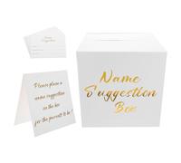 YARNOW 1set Secure Corporate Suggestion Box with Cards Modern Complaint Collection for Office Restaurant Hotel University Easy to Install Feedback Box for Customer and Guest Comments