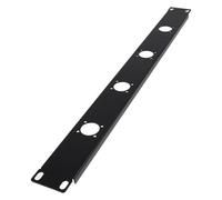 YARNOW 1u 4 Port Hinged Rack Panel Cable Organizer for Audio Equipment and Home Networking Panels, Cold-rolled Steel Wire Organizer with Easy Installation for Studio Cable Management