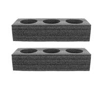 YARNOW 2 Pack Cup Tray Takeout Beverage Carrier for Milk Tea Packing Cup Fixing Holder with Multi-Hole Design Portable Drink Carry Tray for Coffee Tea Juice Food