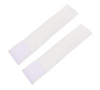 YARNOW 2 Pack Football Captain Armbands White Blank Diy Armband with Elastic Adjustable Fit Soccer Player Band for Football Basketball Rugby Team Sports 13.58 X 2.76In