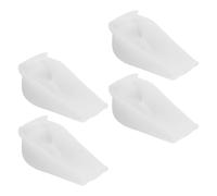 YARNOW 2 Pairs Invisible Silicone Height Increasing Shoe Inserts White Heel Pads Soft Anti-Slip Cushion Insoles for Men and Women Breathable Half Lift for Comfortable Heel Impact