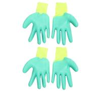 YARNOW 2 Pairs Protective Glove Pet Keeping Gloves Bite Resistant Skin-friendly Premium Rubber Material 8.65x3.14x0.39in Pet Training Hamster