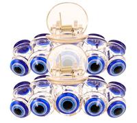 YARNOW 2 Pcs Blue Evil Eyes Large Hair Claw Clip for Women, Resin Material with Strong Gripping Force, Hold Hair Firmly, Unique Chic Design, for Weddings and Parties