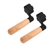 YARNOW 2 Pcs Guitar String Peg Winder with Black Wooden Handle Acoustic Guitar Accessories String Roller and Bridge Pin Remover