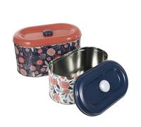 YARNOW 2 Pcs Iron Storage Boxes with Lids, Rust-proof Rectangular Sealed Containers for Small Sundries, Sturdy Fine Workmanship Organisers for Party Favors and Festival Use