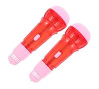 YARNOW 2 Pcs Kids Echo Microphone Toy for Toddlers Voice Amplifying Karaoke Plaything Physical Sound Education Props for Boys and Girls Fun Pretend Play Instrument