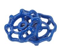 YARNOW 2 Pcs Metal Faucet Valve Handle Replacement Valve Wheel Handle Lightweight Cast Steel Blue Easy to Operate