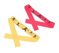 YARNOW 2 Pcs Ninja Headbands Soft Breathable Fabric Dragon Design Japanese Style for Karate Performances Party Decorations and Daily Accessories