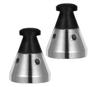 YARNOW 2 Pcs Pressure Cooker Relief Valves Replacement Parts Stainless Steel Abs Sturdy Easy to Clean Safe Cooking Silver for Pressure Cooker Canner