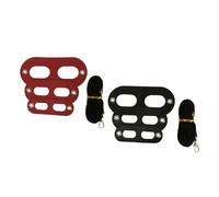 YARNOW 2 Set Reptile Lizard Harness with Traction Rope Lightweight Nylon Chest Leash for Lizards and Pets Portable Pet Hauling Cable Fit for Various Body Types Black and Red