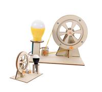 YARNOW 2 Sets Hand Crank Generator Educational Kit for DIY Model Science Experiment Assembly Project for Practical Learning Fun Engaging Generator Activity Random Color