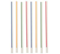 YARNOW 2 Sets Long Highlighter Strips Adhesive Reading Markers Pet Reusable Article Annotation Tabs for Reading by Teachers and Random Color