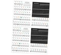 YARNOW 2 Sets Piano Key Stickers for Electronic Organ and Piano Wear-resistant Pvc Keyboard Decals with Anti-sweat Feature