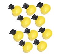 YARNOW 20 Pcs Automatic Dove Waterers Yellow Quail Drinking Bowls with Tube Connection for Poultry and Birds Durable Pet Supplies for Gardens and Balconies