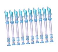 YARNOW 20 pcs Mini Clarinet for Beginner Musical Instrument Transparent Flutes Easy to Play Lightweight Wind Instruments for Early Education Practice Random Color