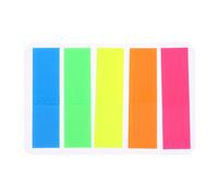 YARNOW 2000 Sheets Portable Multi-Function Sticky Tabs with Strong Sticky Effect and Writable Plastic Material, Assorted Colour Household Page Markers for Work and Schools