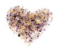 YARNOW 200g Natural Fluorite Decorative Gravel for Fish Tank Aquarium and Terrarium Filler Polished Crystal Pebbles for Home Decor and Reptile Enclosures