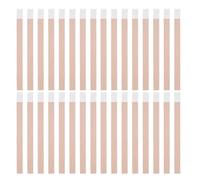 YARNOW 200pcs Adjustable Puppy Litter Whelping Collars with Newborn Pet ID Bands, Puppy Identification Neck Bands for Dogs and Cats, Light Brown Pet Tags for Hospital and Breeding Use