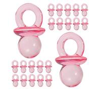 YARNOW 200pcs Mini Baseball Beads Pacifiers for Shower Games Decorations Acrylic Soothers for Gender Reveal Party Favors