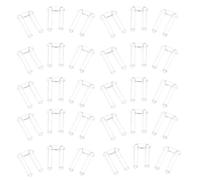 YARNOW 200pcs Rimless Glasses Fixing Clips, Eyeglass Holder Small Bolts and Connector Plugs for Eyewear Repair, Lightweight Spectacles Clip Suitable for Eyeglass Frame Maintenance