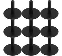 YARNOW 20pcs Black Plastic Duck Holder Display Stand for Car Dashboard, Easy to Install Pp Material with Double-sided Tape, Tight Fit Rubber Duck Mount for Roof or Dash Board Decoration