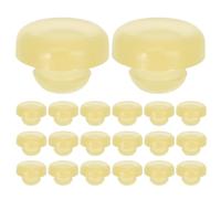 YARNOW 20pcs Car Brake Pedal Stopper Pad, Rubber Buffer for Clutch Brake
